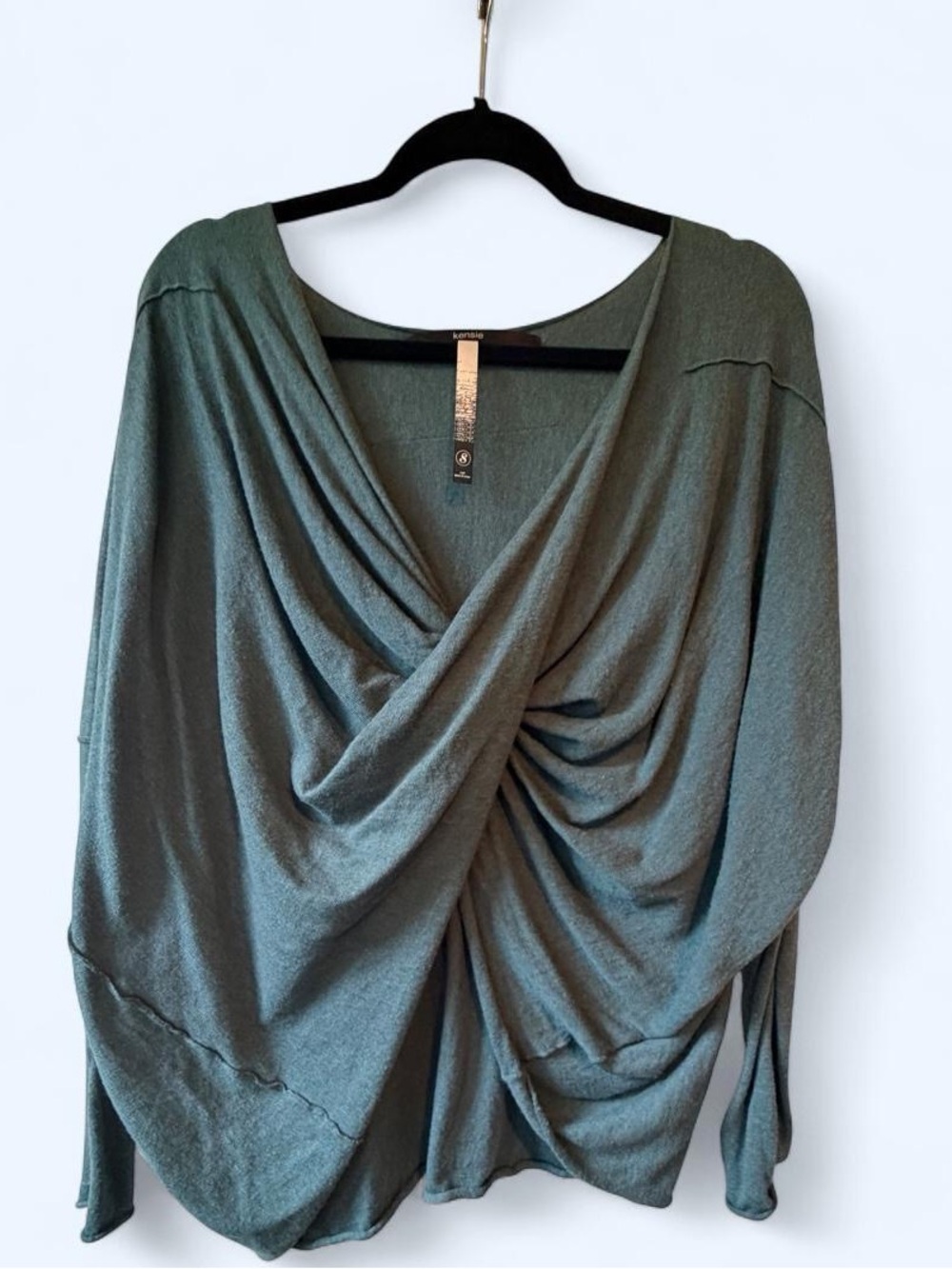 Kenzie Twist Front Top in Deep Teal